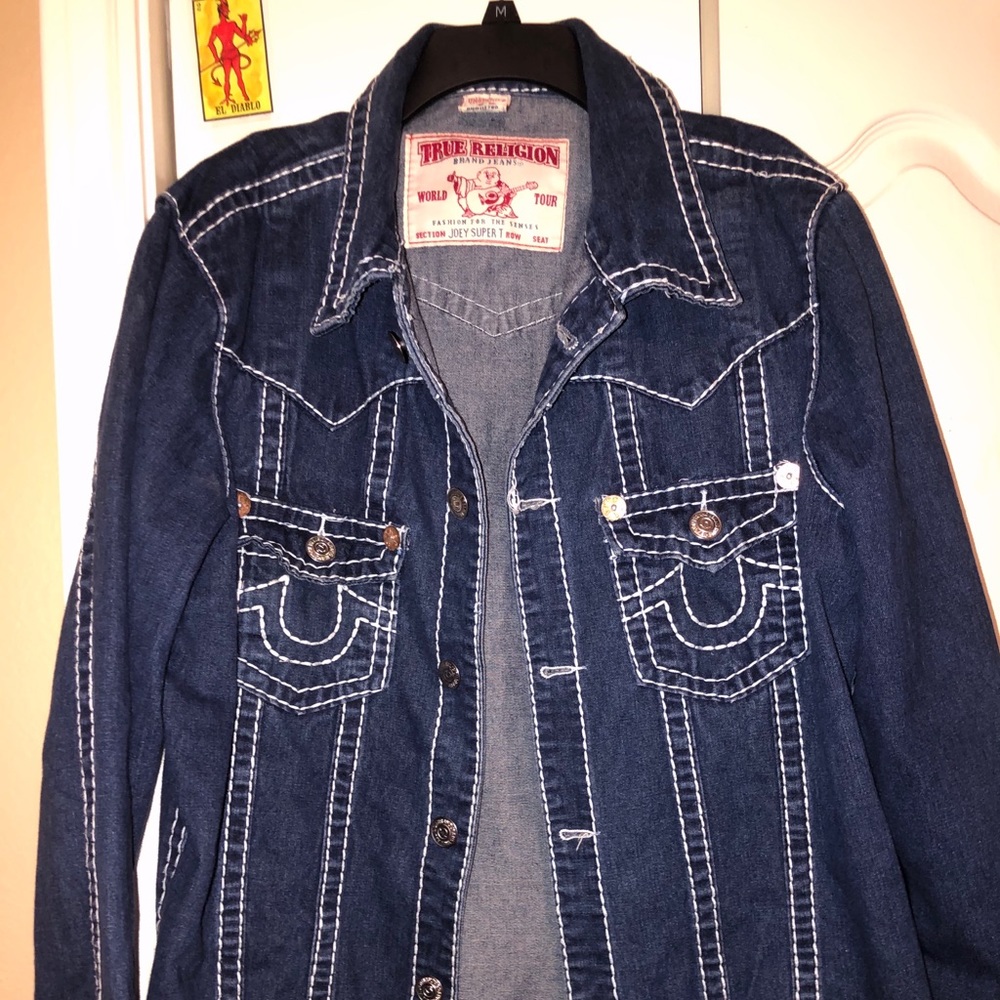 True religion jeans jacket